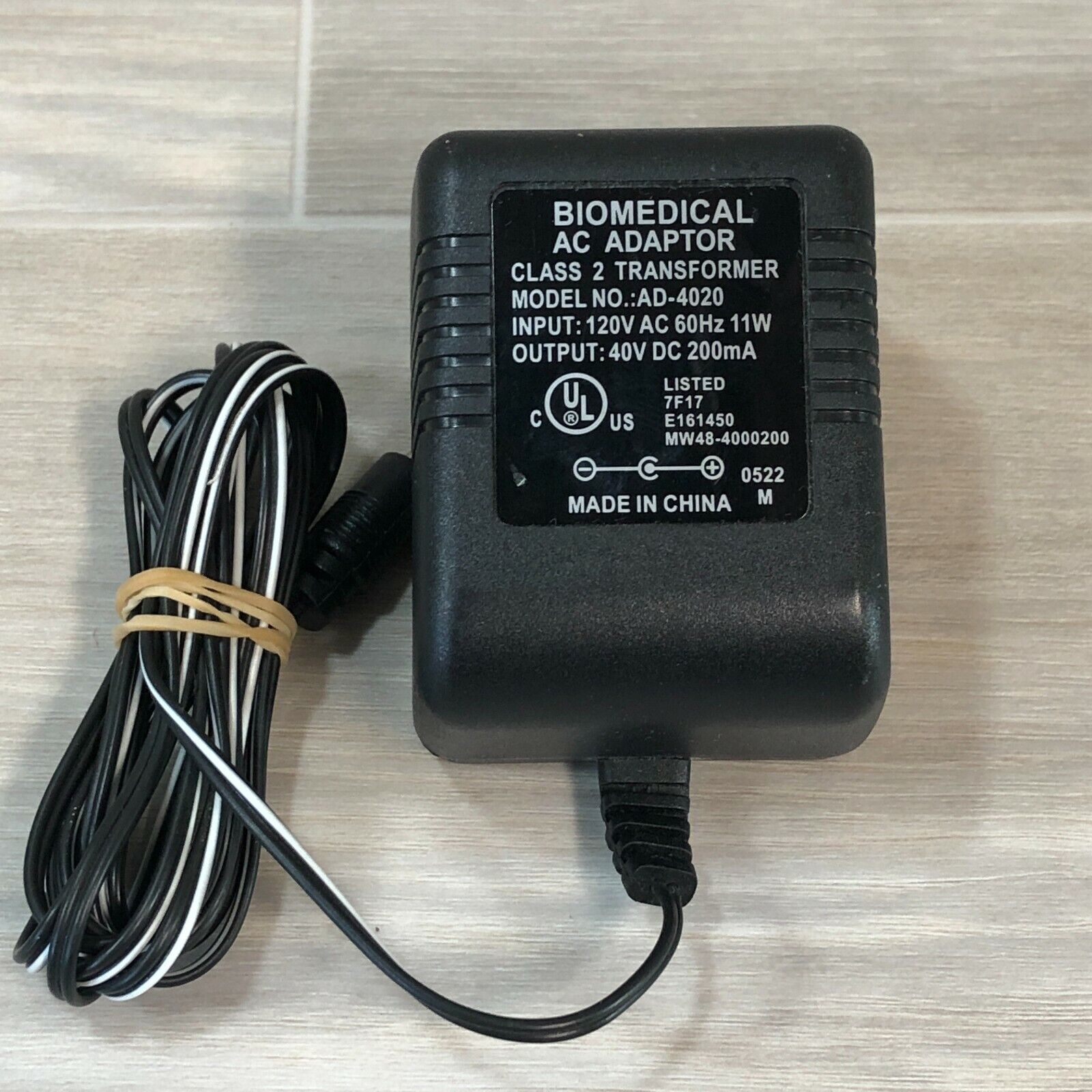 *Brand NEW*200mA 40VDC Biomedical AC Adaptor AD-4020 AC DC ADAPTER POWER SUPPLY